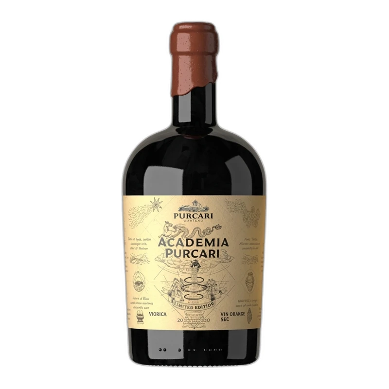 Vin alb sec Academia Purcari Viorica Orange 0,75L