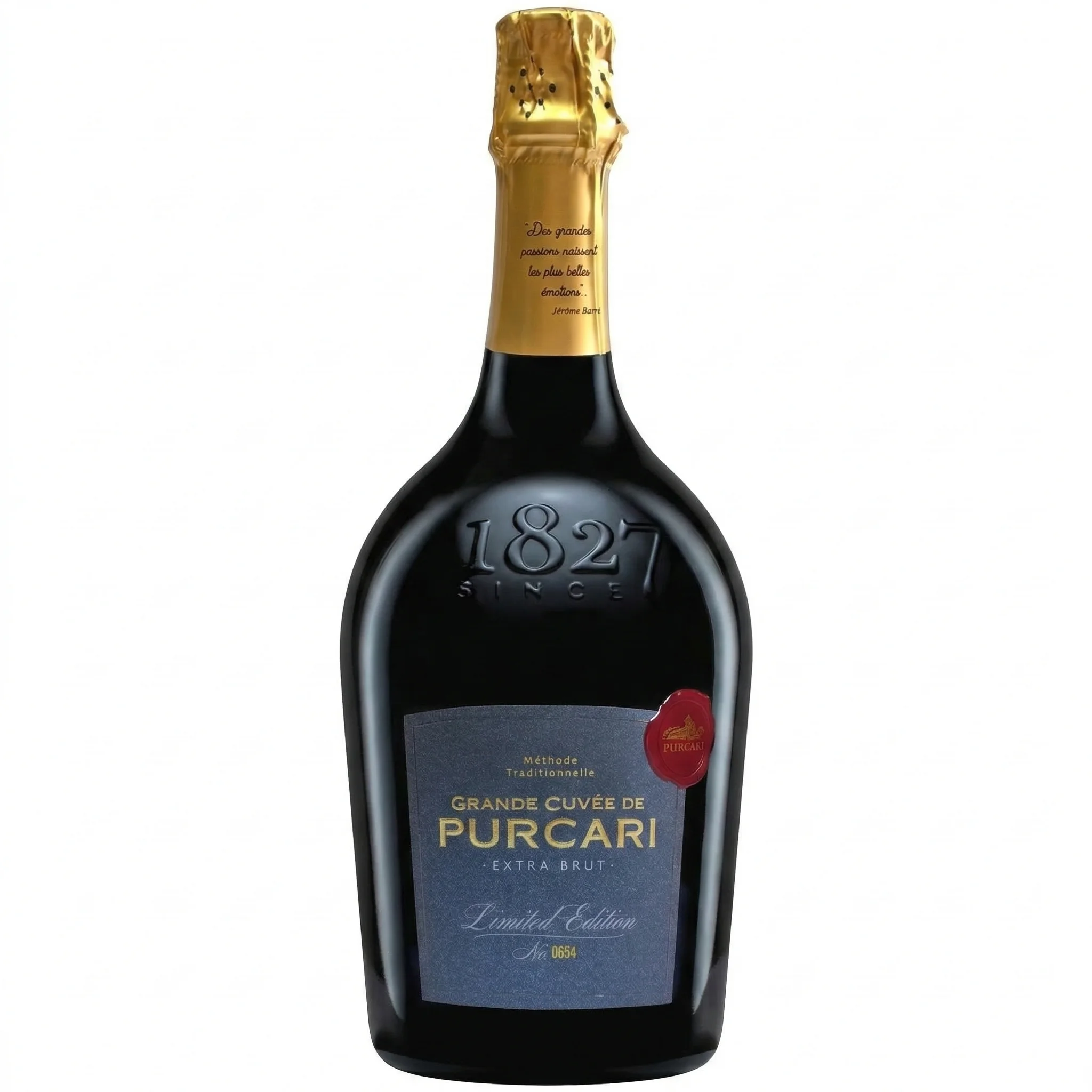 Vin spumant alb Grand Cuvée de Purcari in cutie suvenir 0,75L