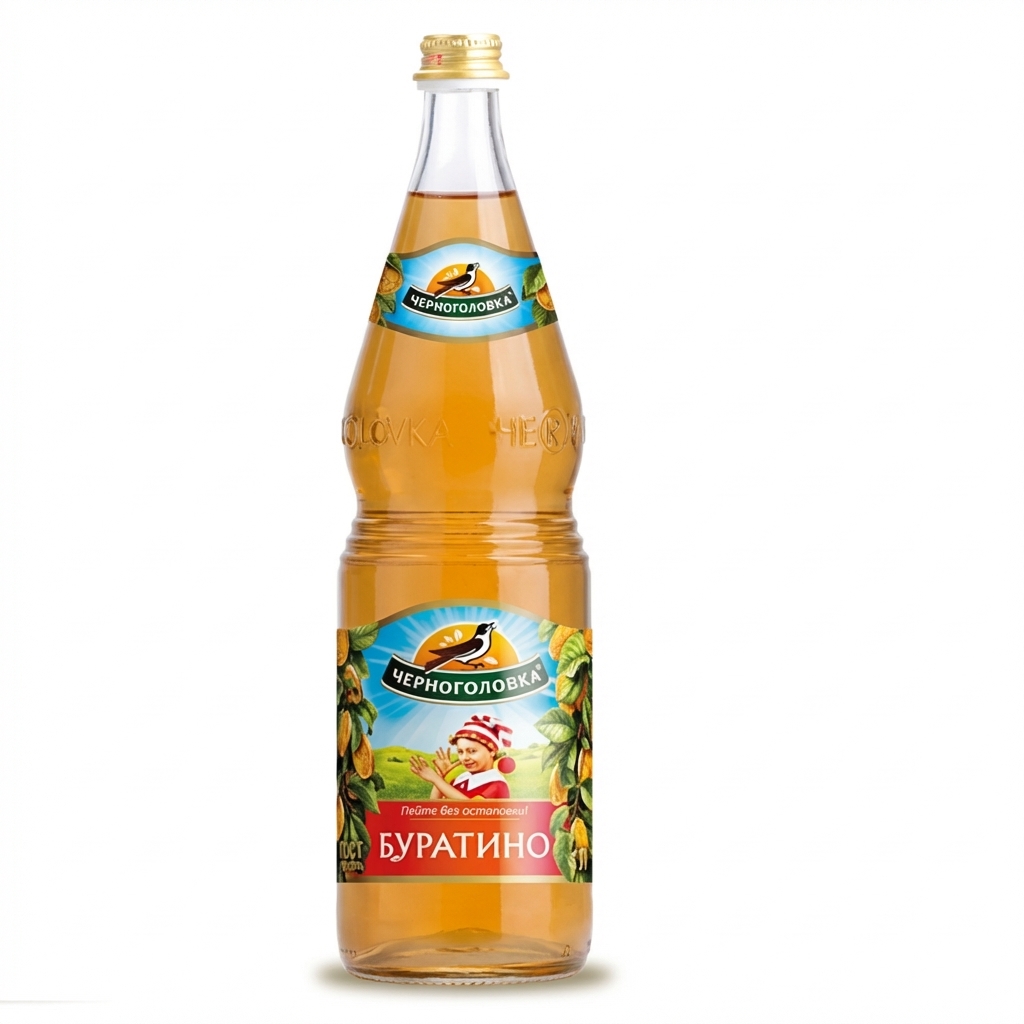 Bautura carbogazata ЧЕРНОГОЛОВКА Buratino 1L