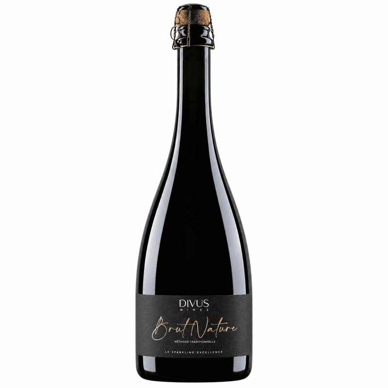 Sparkling wine Divus Winery Brut Natur White 12.5% 0.75L