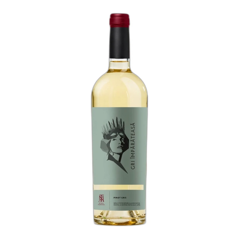 Белое сухое вино Minis Terrios Imparateasa Gri Pinot Gris 0.75L