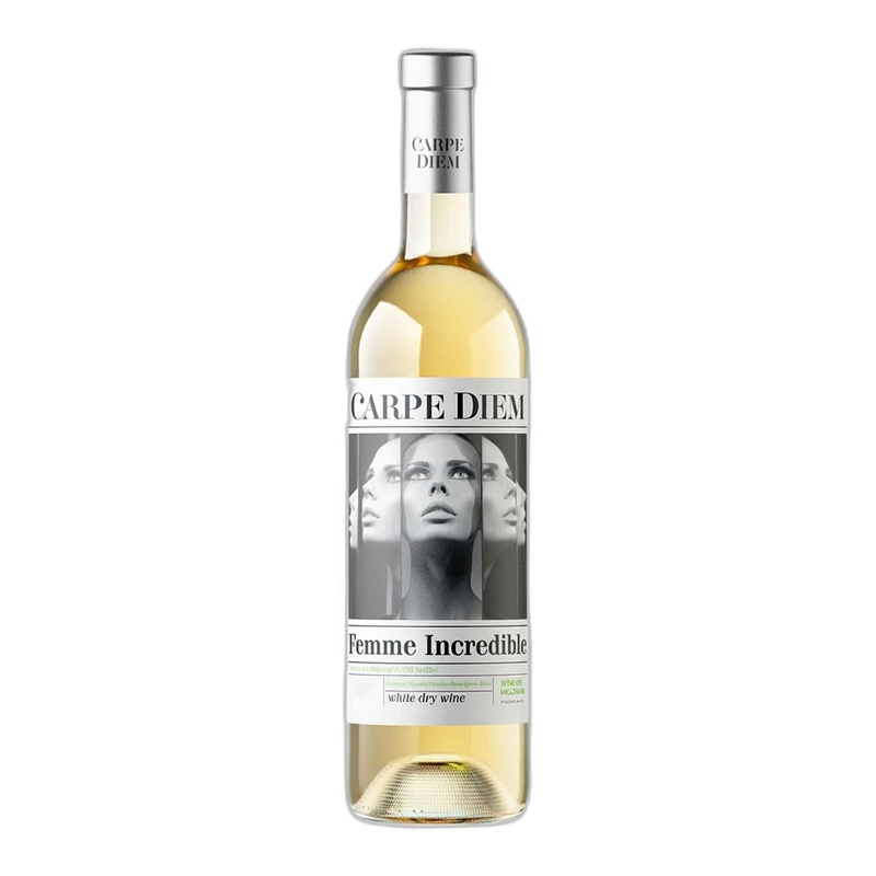 Белое сухое вино Carpe Diem Femme Incredible 0.75L