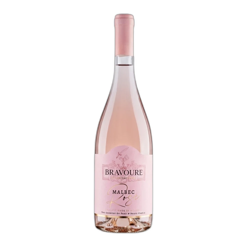 Vin rose sec Chateau Crist Bravoure Malbec Rose 750ml