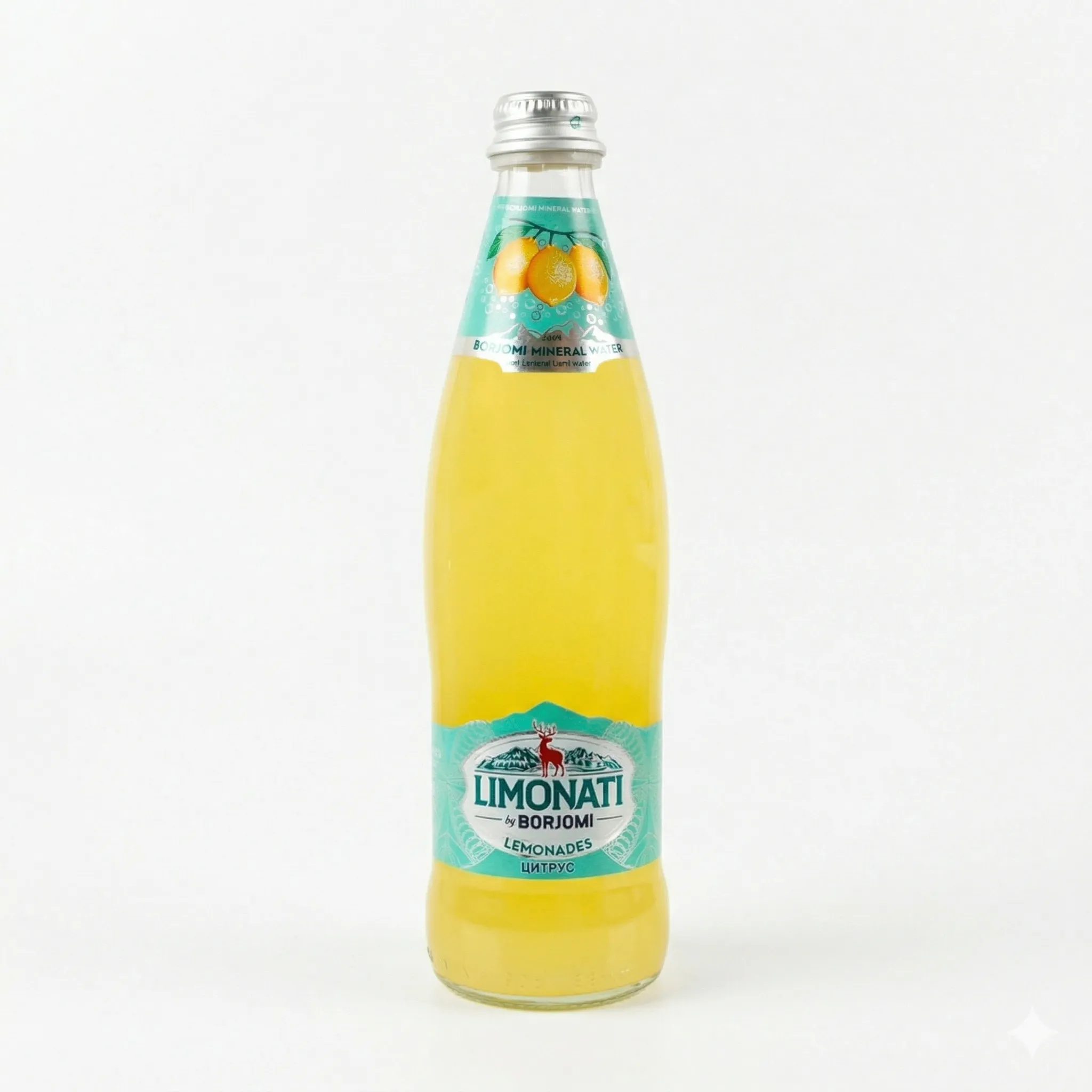 Bautura carbogazata Borjomi LIMONATI CITRUS 0,5L sticla