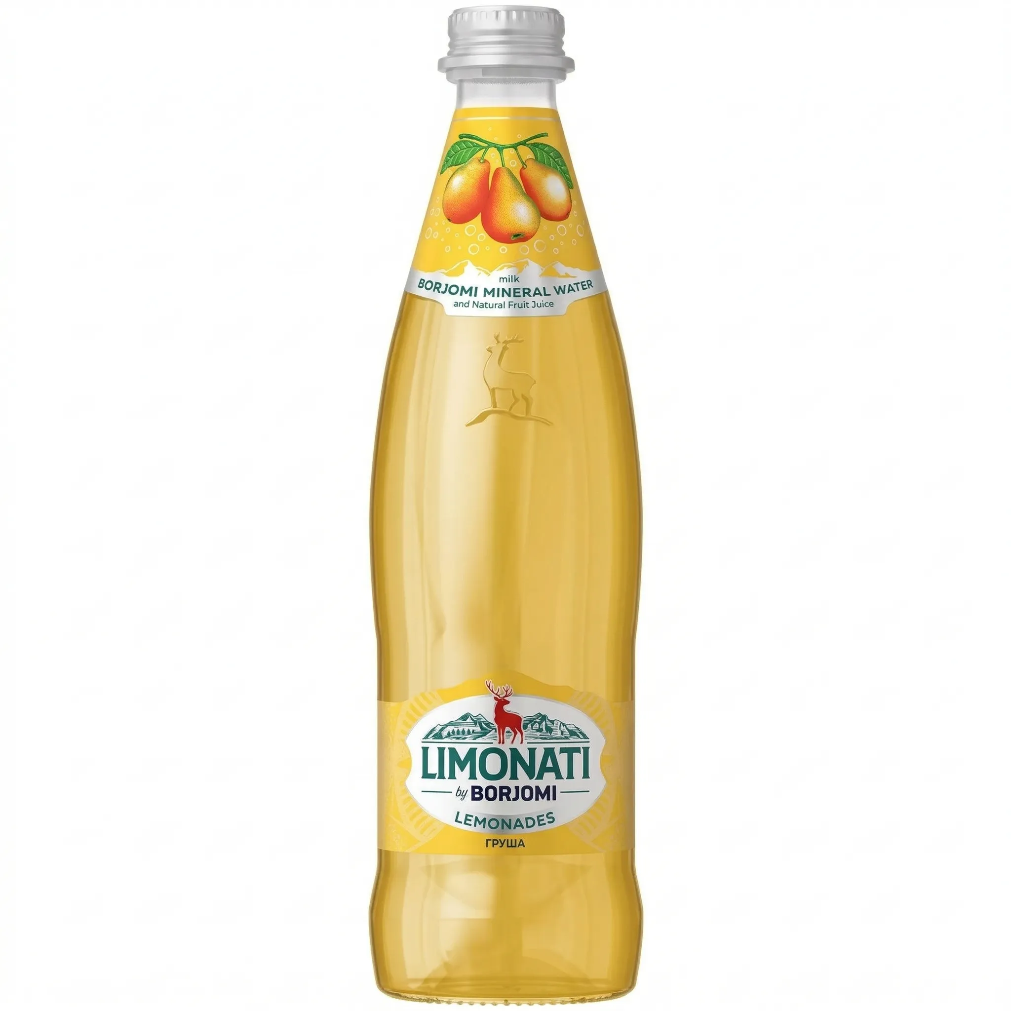 Bautura carbogazata Borjomi LIMONATI PEAR  0,5L sticla