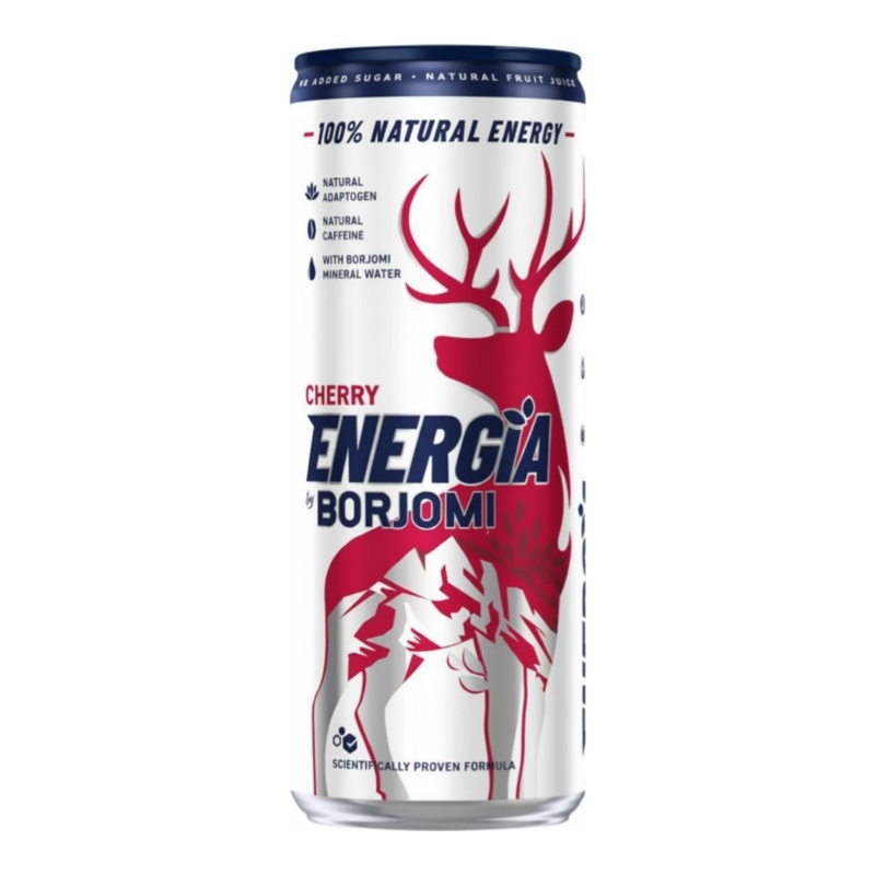 Băutură energizantă Borjomi Energia Cherry 0.24L