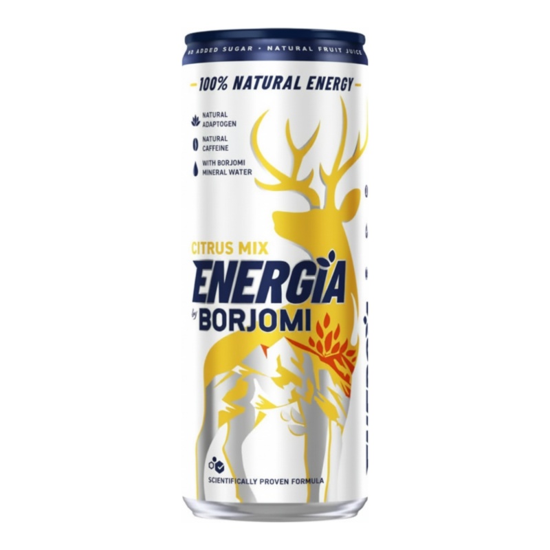 Băutură energizantă Borjomi ENERGIA CITRUS MIX 0.24L