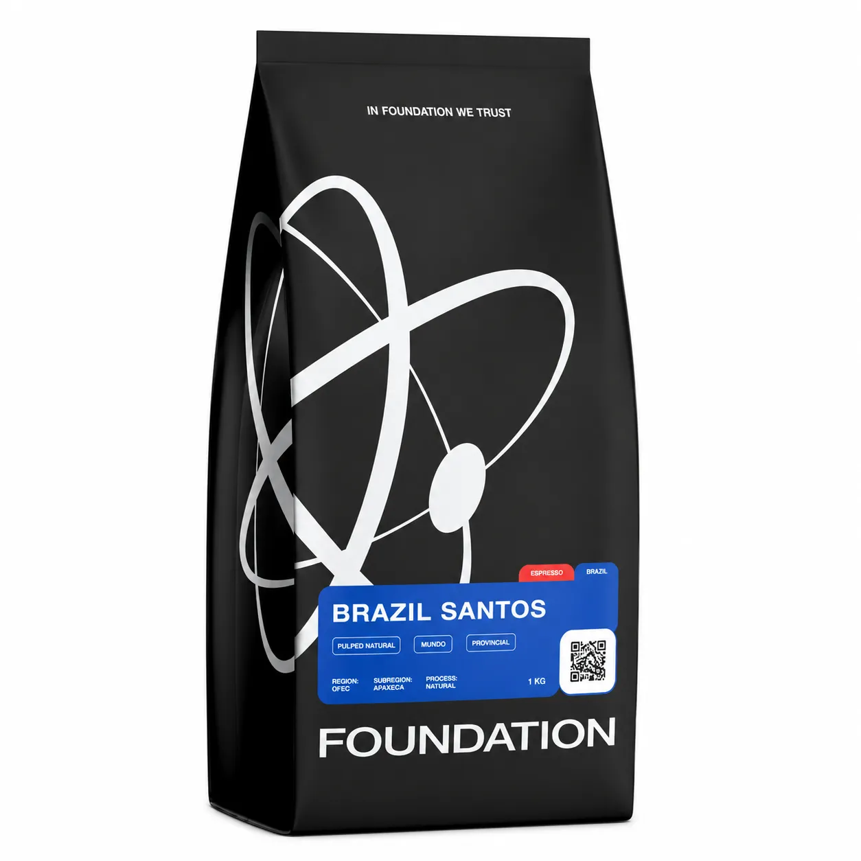 Roasted coffee beans – BRAZIL SANTOS (250 g)