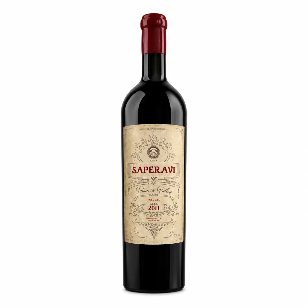 Vin rosu sec Lion Gri Saperavi 0.75L c/s 2011