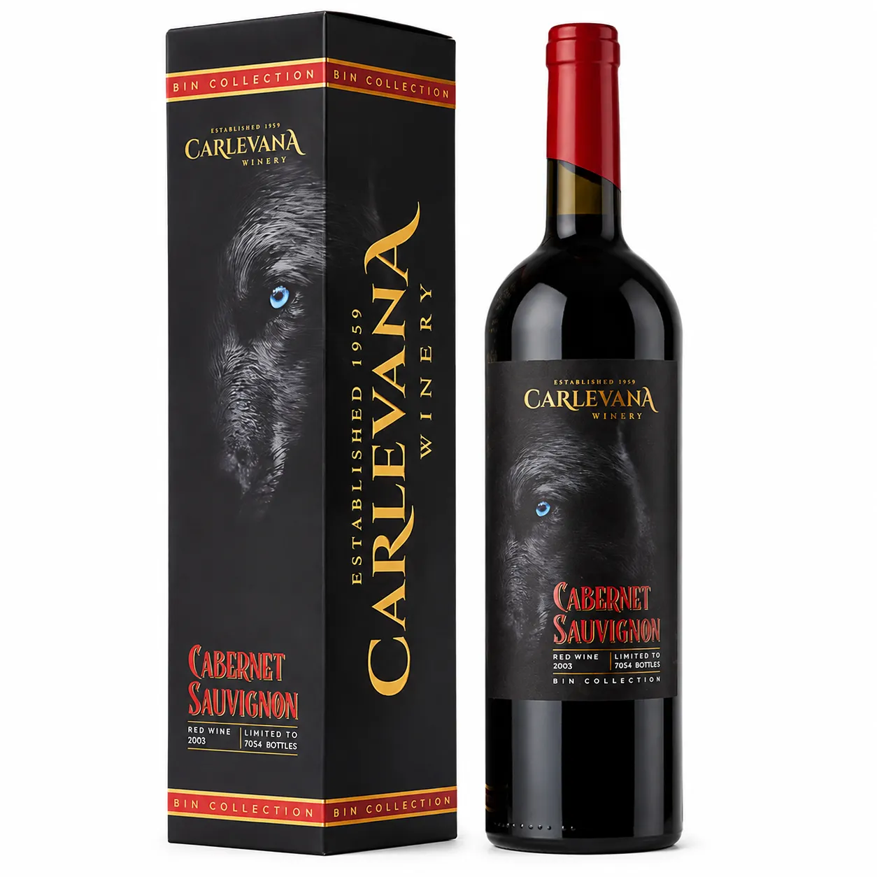 Carlevana Colecție Lupu Cabernet Sauvignon 2003 Dry Red Wine 13% 0.75L