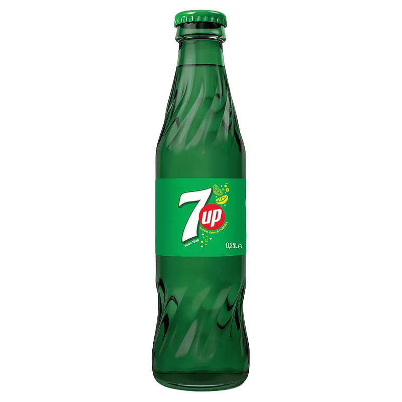 7UP 0.25 L sticla