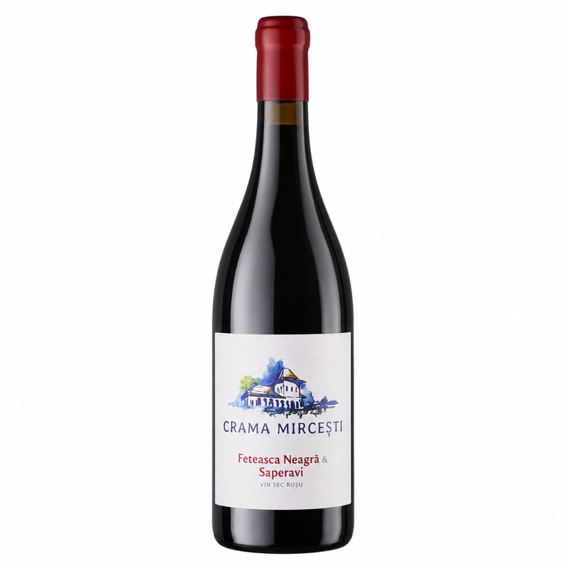 Vin rosu sec Crama Mircesti Feteasca Neagra & Saperavi 0,75L