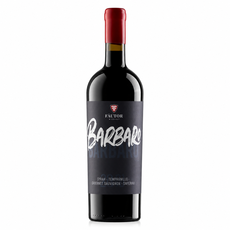 Vin rosu sec Fautor Barbaro Syrah & Tempranillo & Cabernet Sauvignon & Saperavi 0,75L
