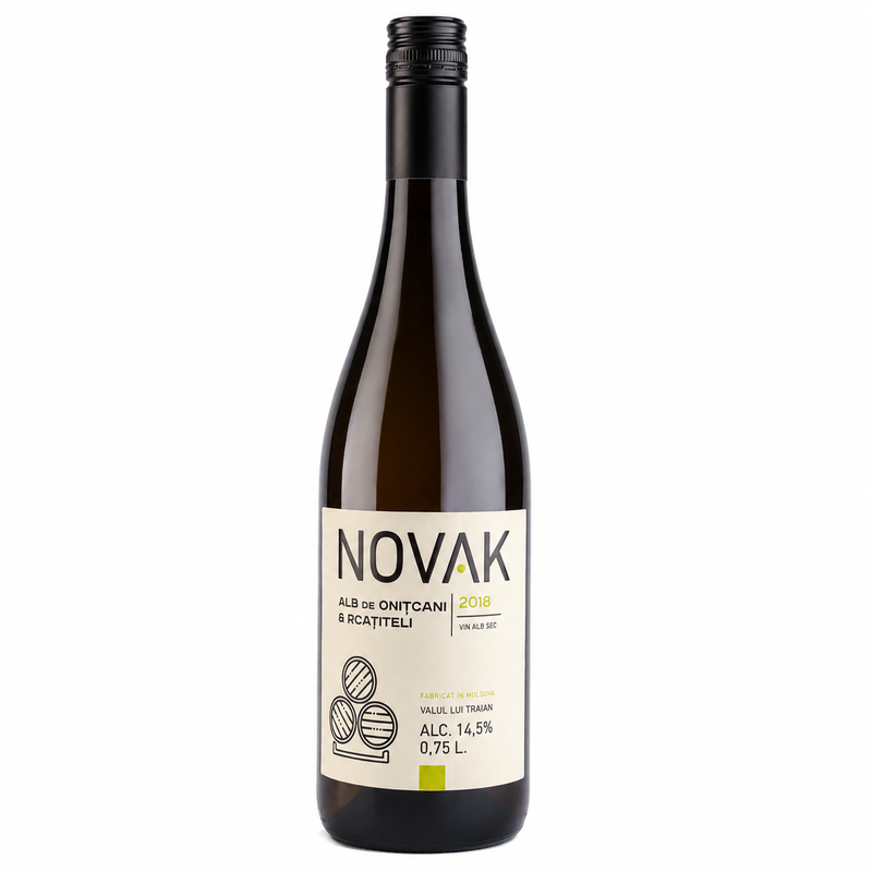 Сухое белое вино Novak Folclor Alb de Onitcani & Rcatiteli 0,75л