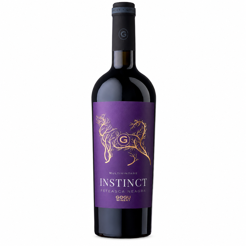 Dry red wine Gogu Winery Instinct Feteasca Neagra Multivintage, 0.75L