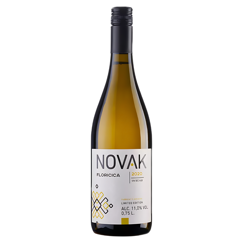 Vin alb sec Novak Clasic Floricica 0,75L