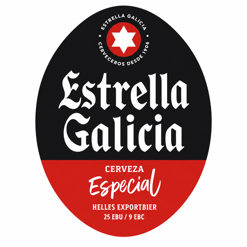 Bere ESTRELLA GALICIA ESPECIAL alc5.5%KEG30L