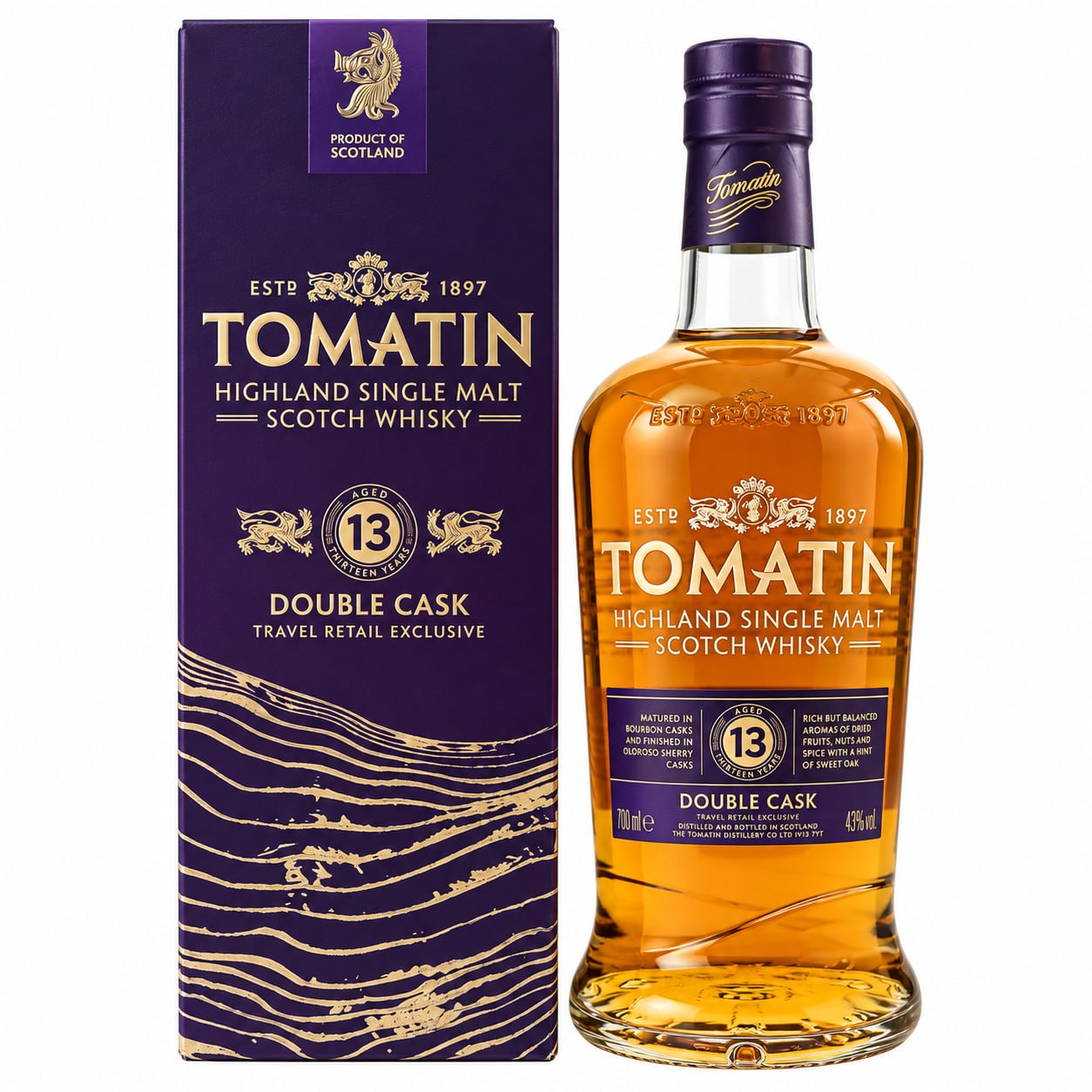 Whiskey Tomatin Double Cask 13 YO 43% 1L