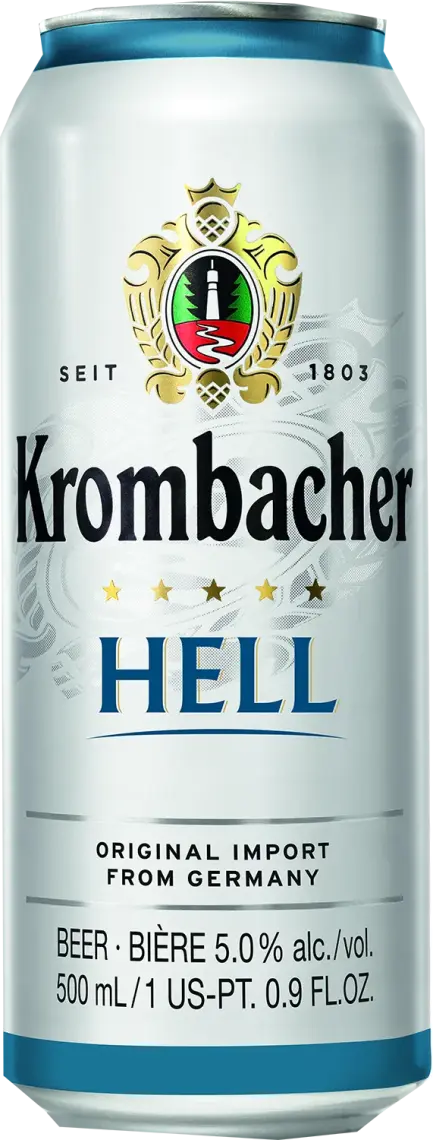 Bere Krombacher Hell 0,5l doza