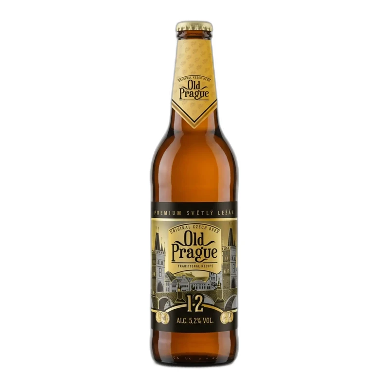 (!)Bere Old Prague Bohemian Premium Lager 0.5l sticla