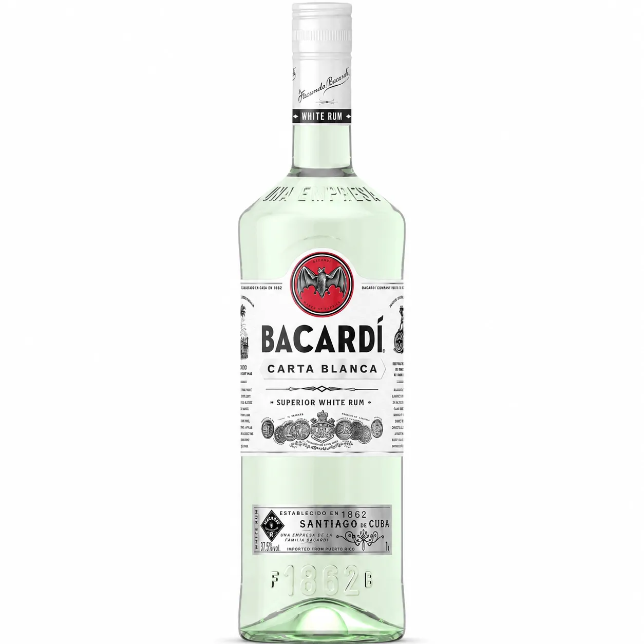 Ром Bacardi Carta Blanca 40% 1L