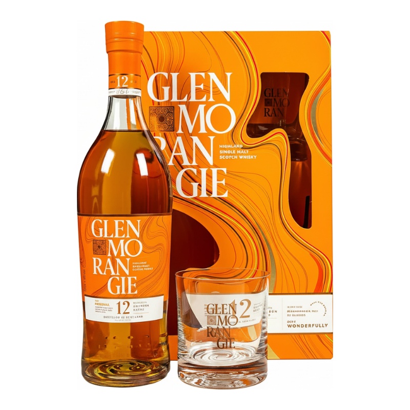 Whisky Glenmorangie Original 12Y + 2 Glasses 40% 0.7L