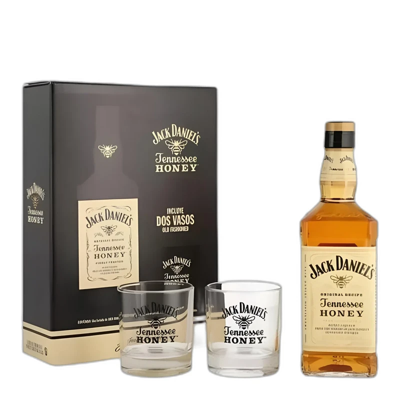Whisky Jack Daniel's Honey + 2 Glasses 35% 0.7L