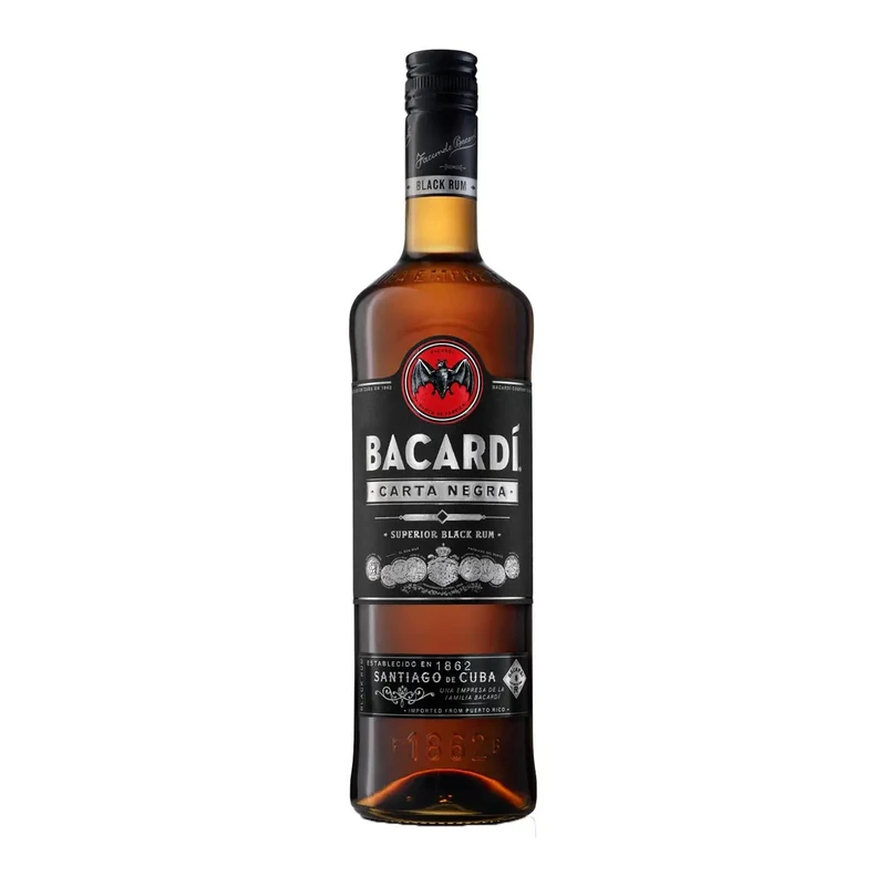 BACARDI CARTA NEGRA 40%  1L