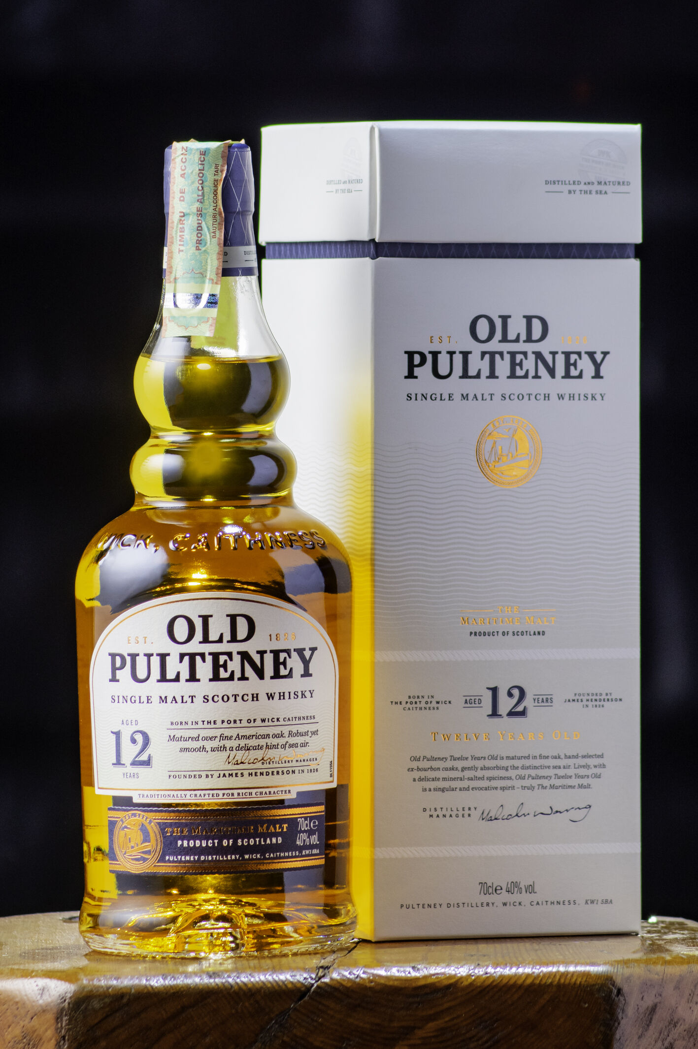 WHISKY OLD PULTENEY 12 Y.O. 40% 0,7L