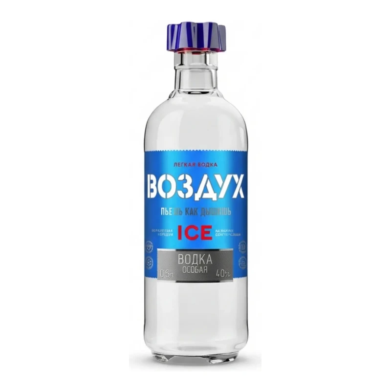 ЛЕГКАЯ ВОДКА ВОЗДУХ АЙС 40% 0,5 L