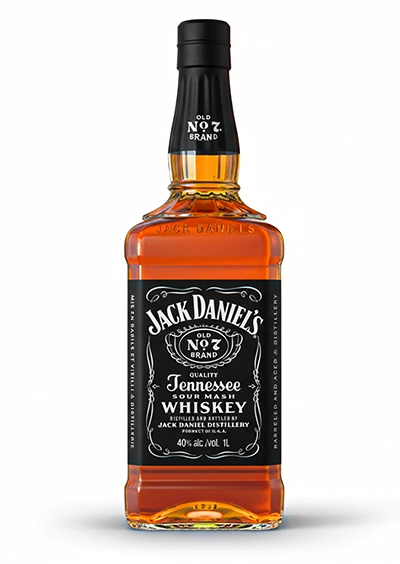 JACK DANIEL’S  TENNESSEE WHISKEY 40%  1,0 L