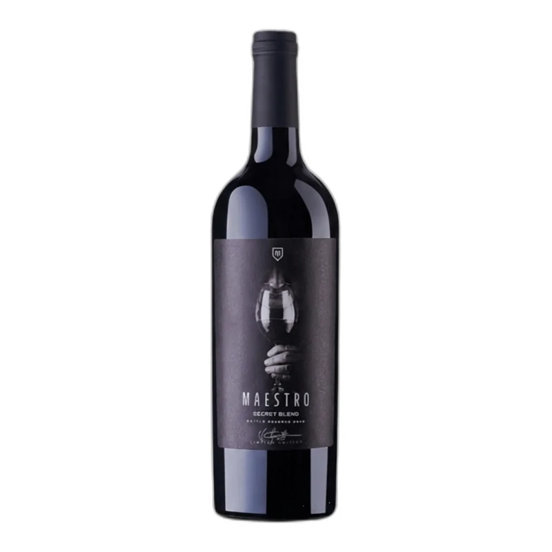 Vin MAESTRO Secret Blend 2018, Roșu Demisec 0.75 L (rosu)