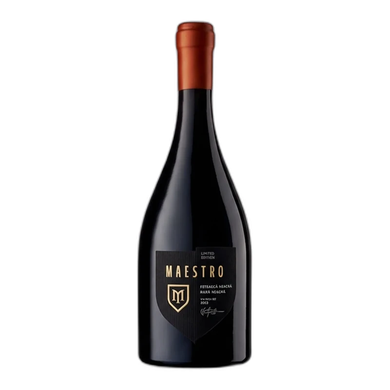 Vin MAESTRO Feteasca Neagra & Rara Neagra Sec 0.75L L (rosu)