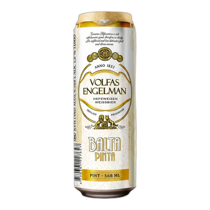 Bere VOLFAS ENGELMAN Balta Pinta, Blondă Nefiltrată 0.568 L