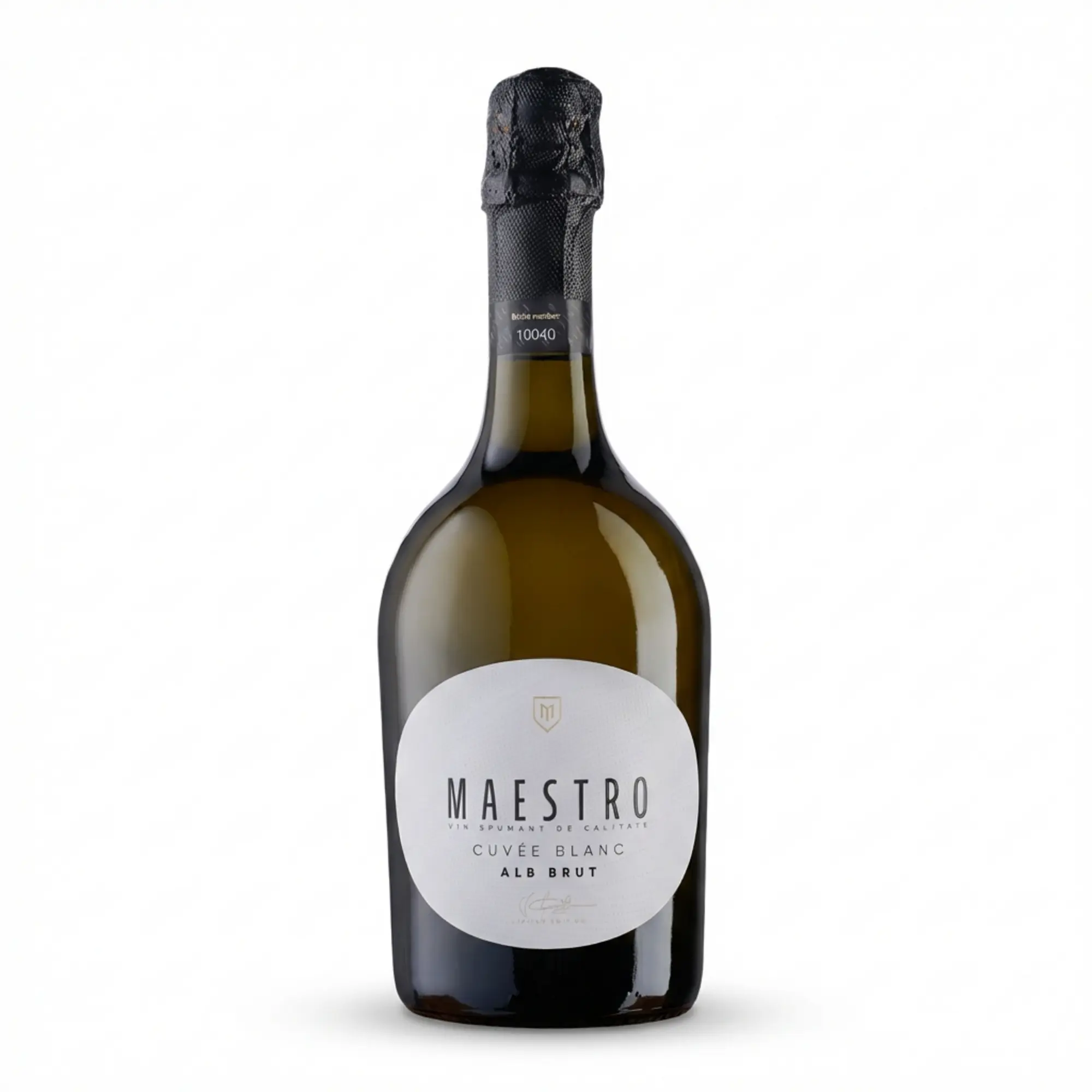Vin Spumant MAESTRO Cuvee Blanc Brut 0.75 L (alb)