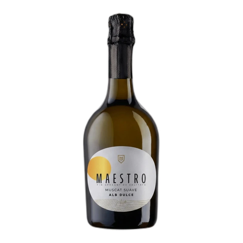 Vin Spumant MAESTRO Suave Dulce 0.75 L (alb)