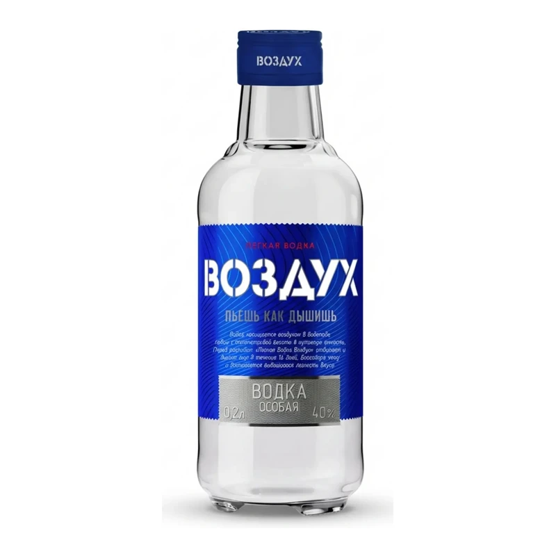 ЛЕГКАЯ ВОДКА ВОЗДУХ 40% 0,2 L