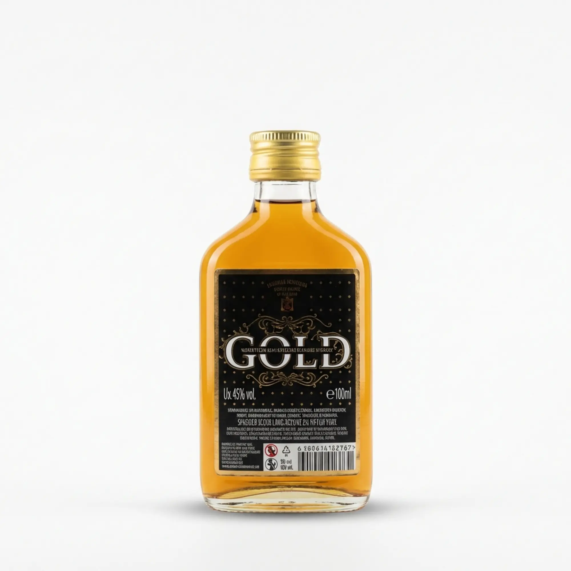 BĂUTURĂ TARE BRENDY Perfect GOLD 40° (fleaga) 0.1 L