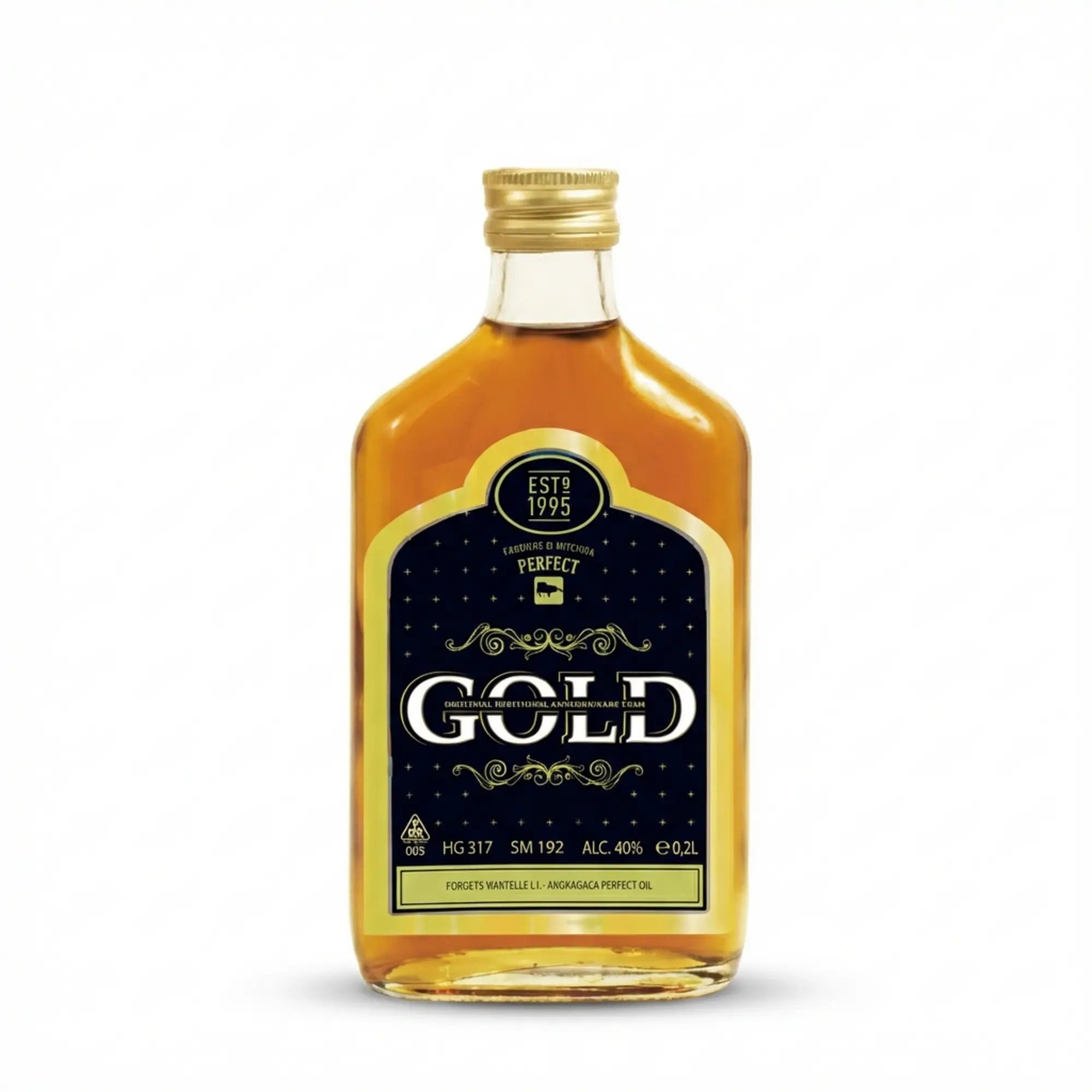 BĂUTURĂ TARE BRENDY Perfect GOLD 40° 0.2 L