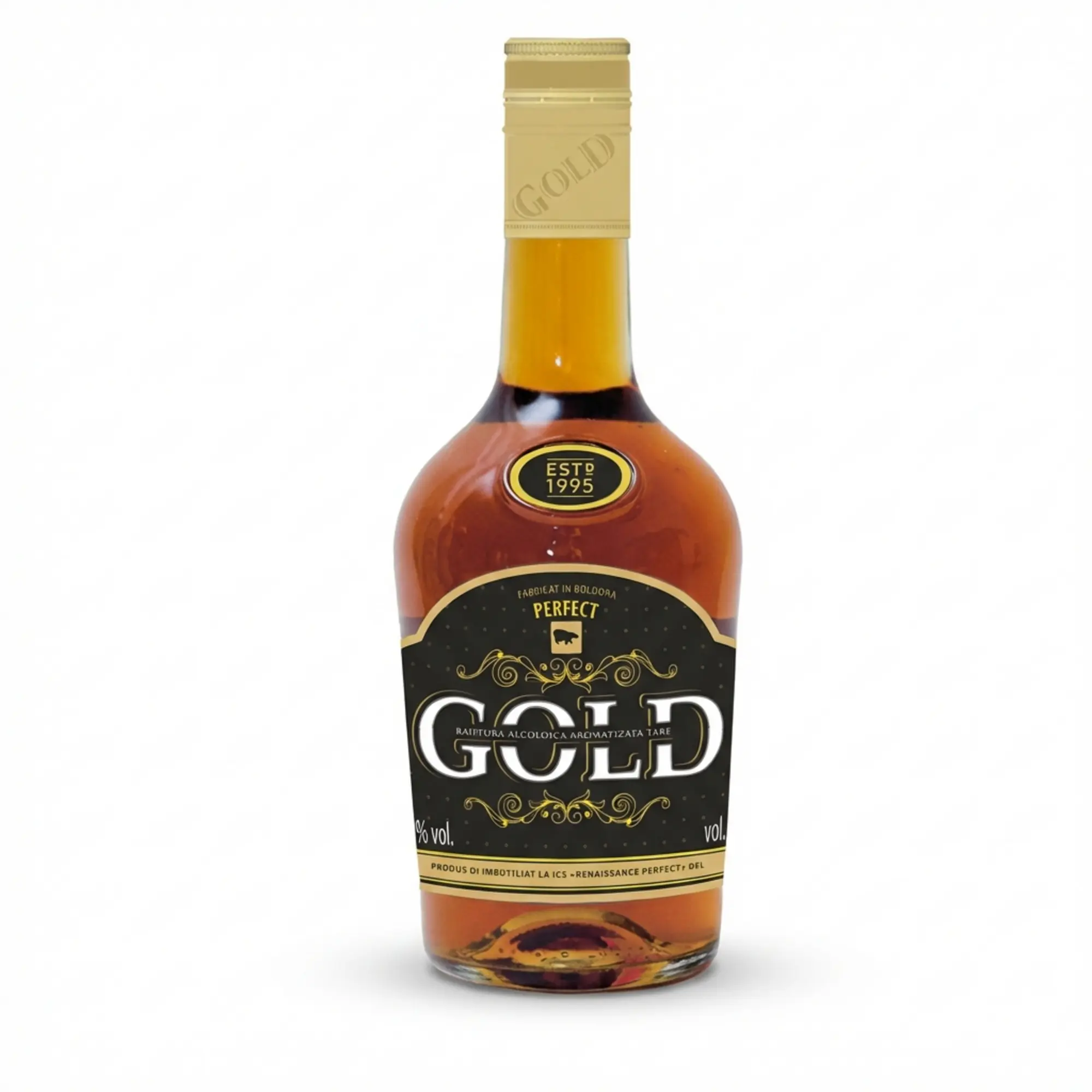 BĂUTURĂ TARE BRENDY Perfect GOLD 40° 0.5 L