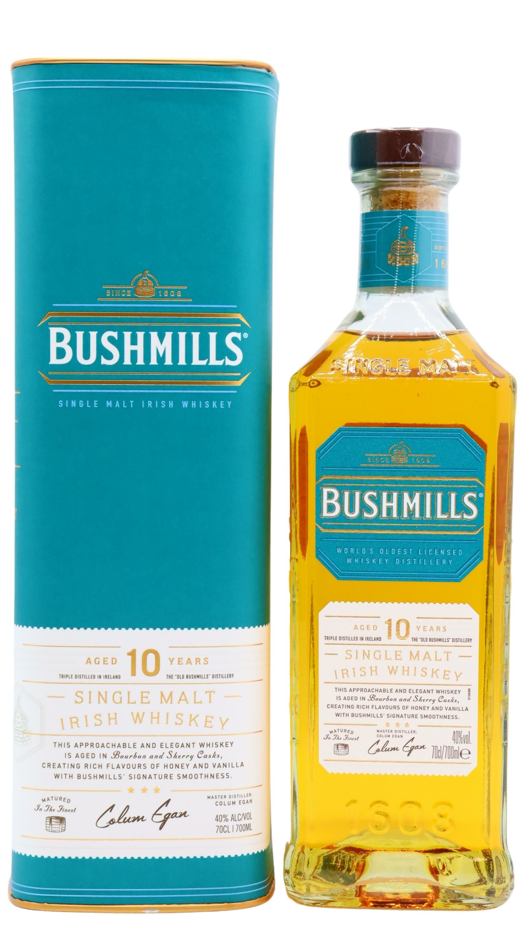 WHISKEY BUSHMILLS 10 Y.O. 40% 0,7L