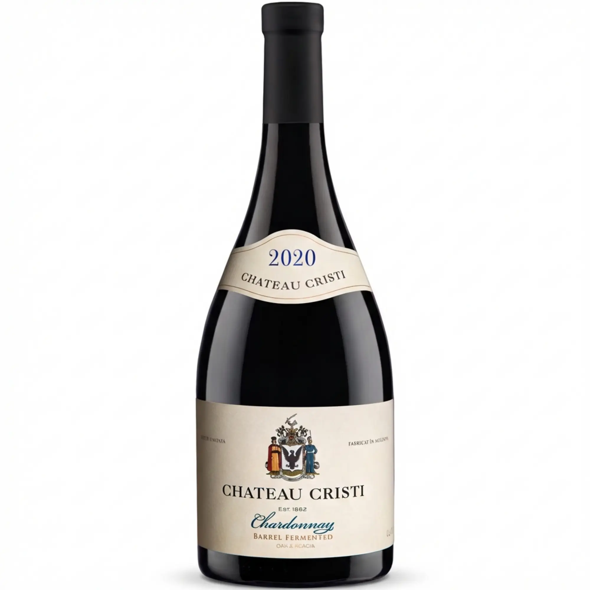 Vin CHATEAU CRISTI Chardonnay Barrel Fermented Sec 0.75L (alb)