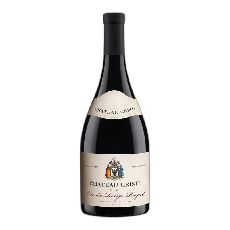 Vin CHATEAU CRISTI Cuvee Rouge Royal Cabernet/Merlot/Malbec Sec 0.75L (rosu)