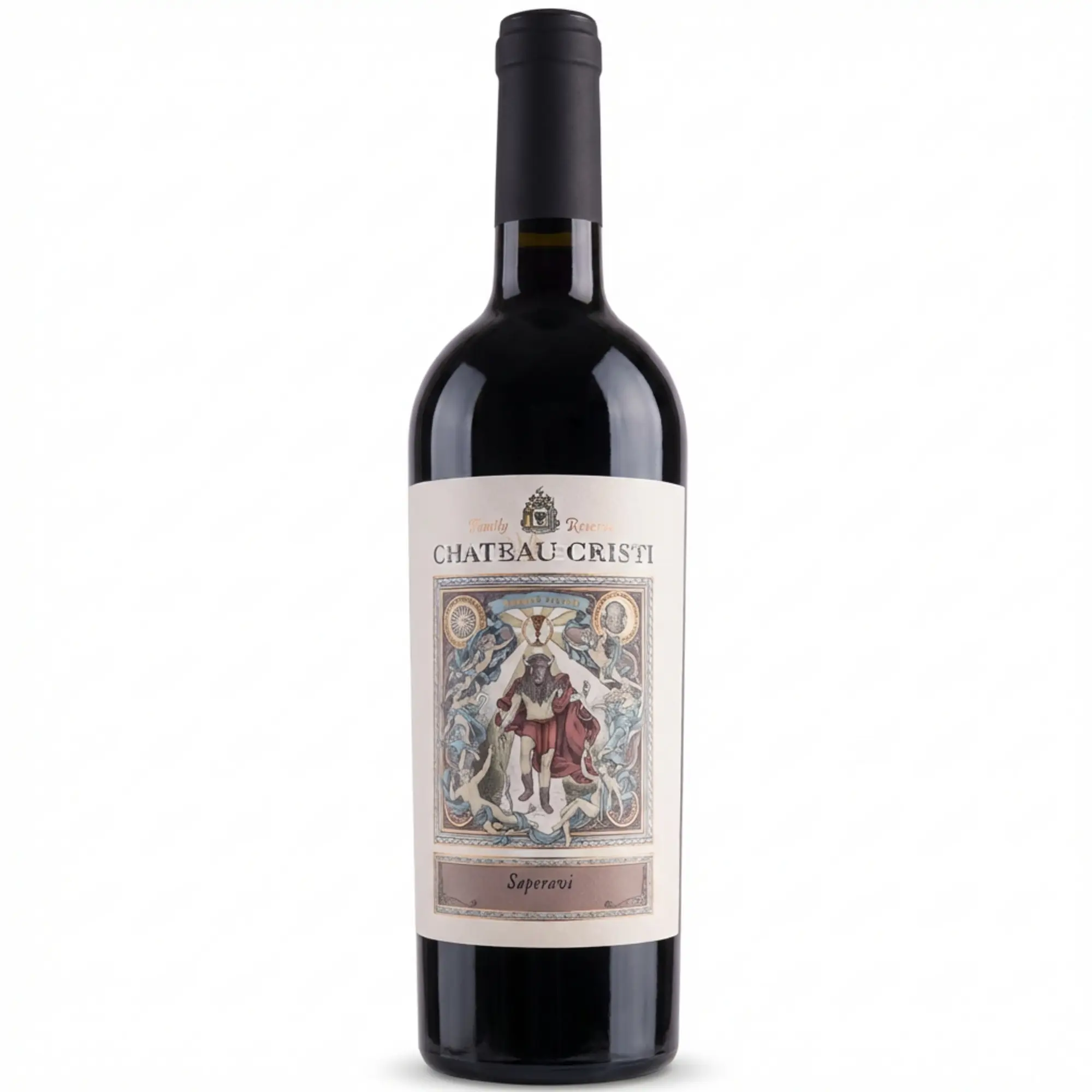 Vin CHATEAU CRISTI Family Reserve Saperavi Sec 0.75L (rosu)