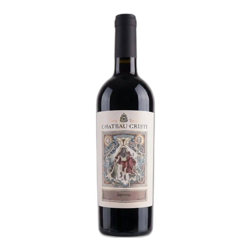 Vin CHATEAU CRISTI Family Reserve Saperavi Sec 0.75L (rosu)