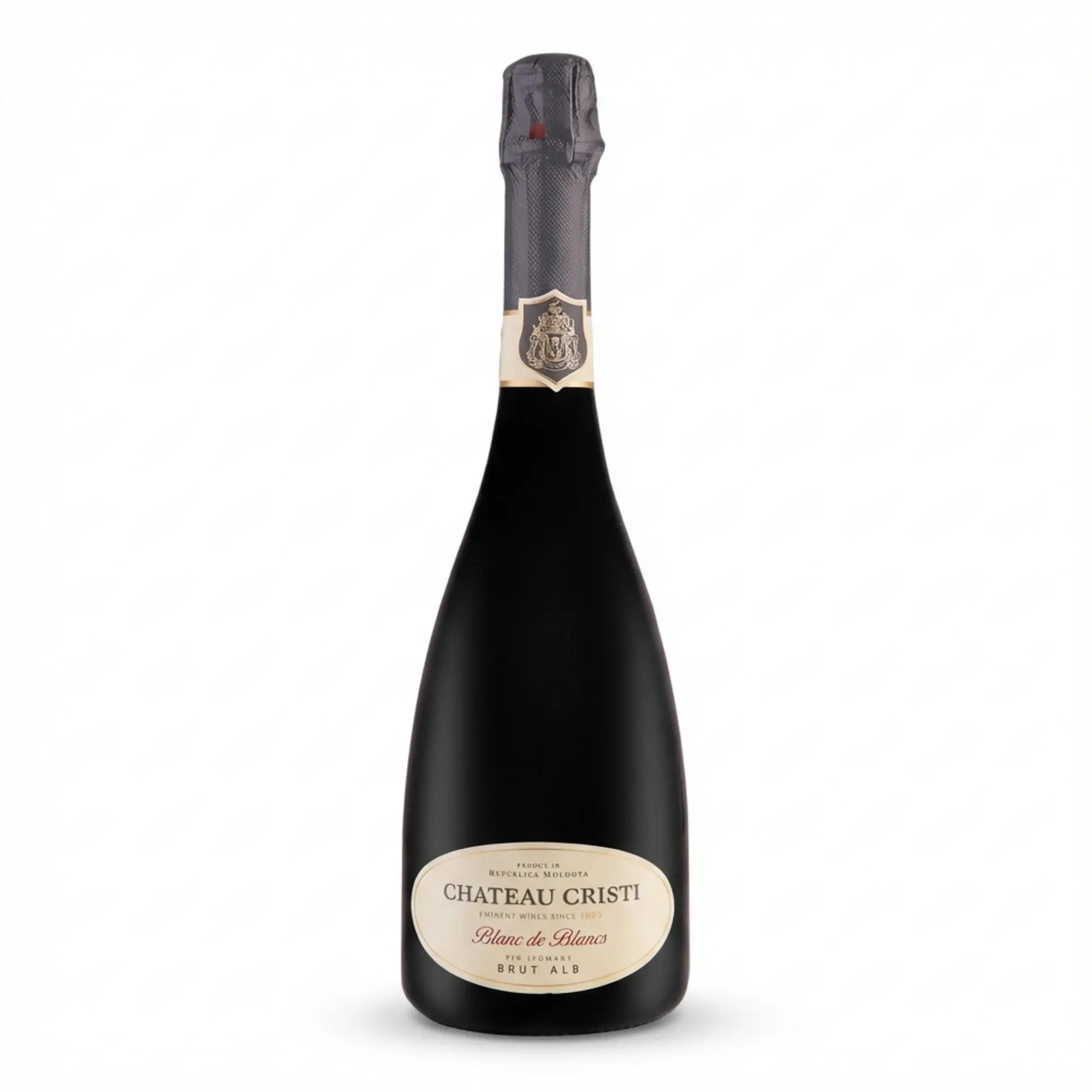 Vin Spumant CHATEAU CRISTI Blanc de Blancs Sec 0.75L (alb)