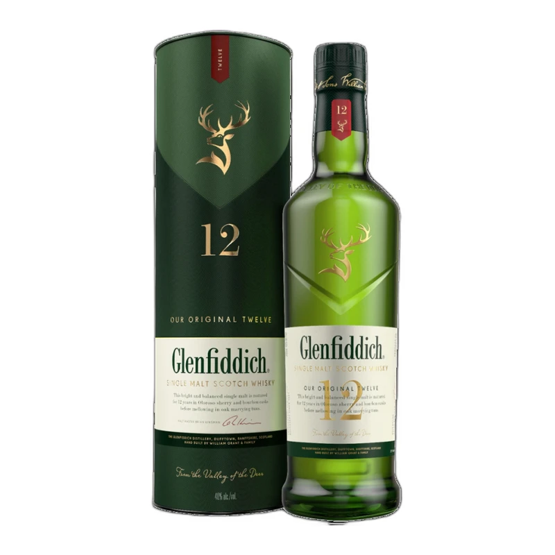 Whisky Glenfiddich 12 Y.O. Single Malt 0.7L