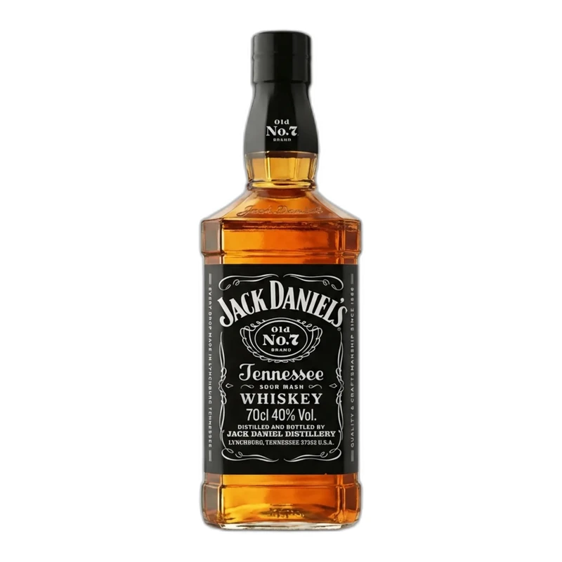 JACK DANIEL’S  TENNESSEE WHISKEY 40%  0,7 L