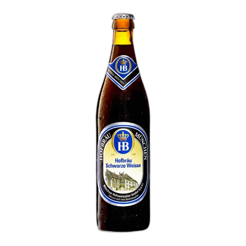 Bere Bruna Nefiltrata Hofbrau Schwarze Weisse 0.5L