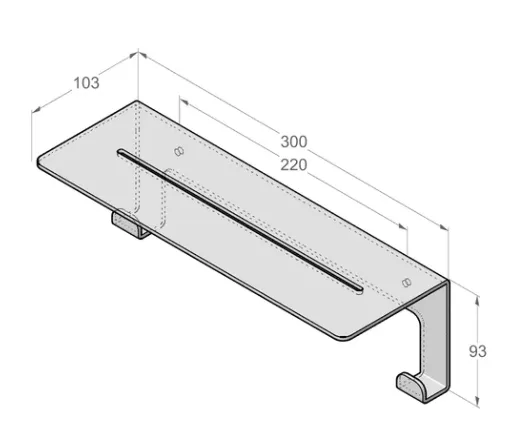 Raft plutitor Grohys pentru duș